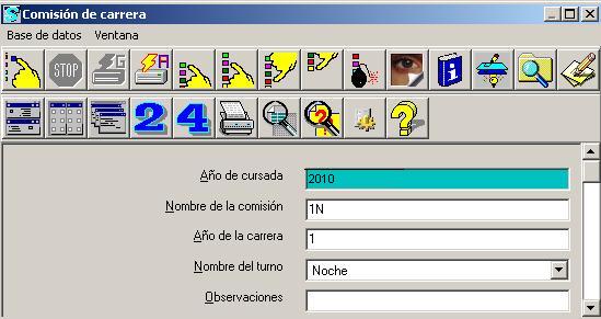 Comisi�n de carrera